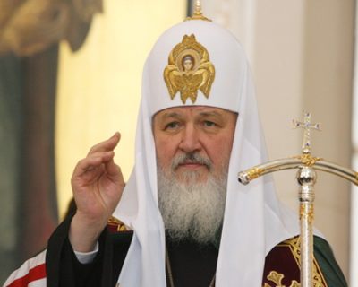 Патриарх Всея Руси впервые за годы Независимости Украины провел богослужение в Софии Киевской