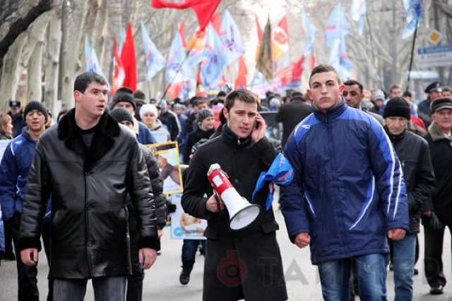 В Одессе состоялся антифашистский марш В Одессе состоялся антифашистский марш