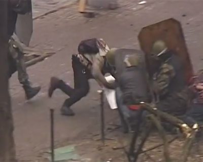 Отстрел группы наступающих боевиков. ВИДЕО