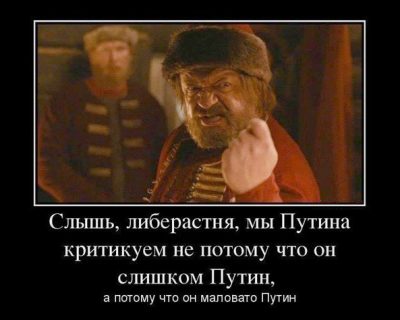 Маловато Путин