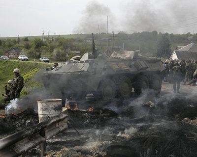 Киевские каратели попали в засаду ополченцев