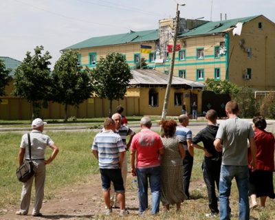 Пограничники под Луганском сдались ополченцам