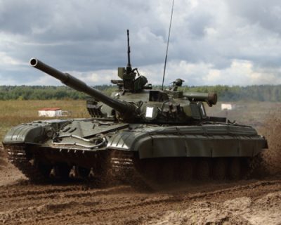 Под Славянском появились танки Т-64 (видео)