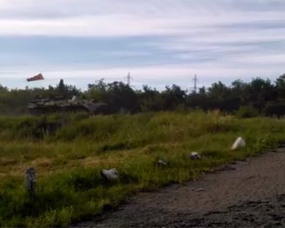 К Славянску направляется колонна бронетехники (видео)
