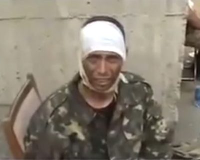 Ополченцы допросили плененных накануне карателей (видео)