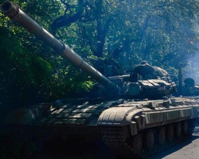 На территории России находятся танки с украинской символикой и военные в украинской форме – СНБО