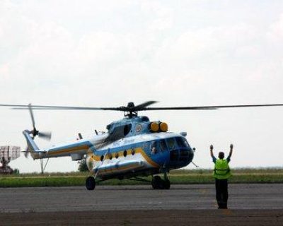 Под Харьковом упал вертолет, используемый в АТО