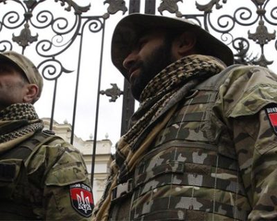 Ивано-Франковские майдауны прячутся от армии
