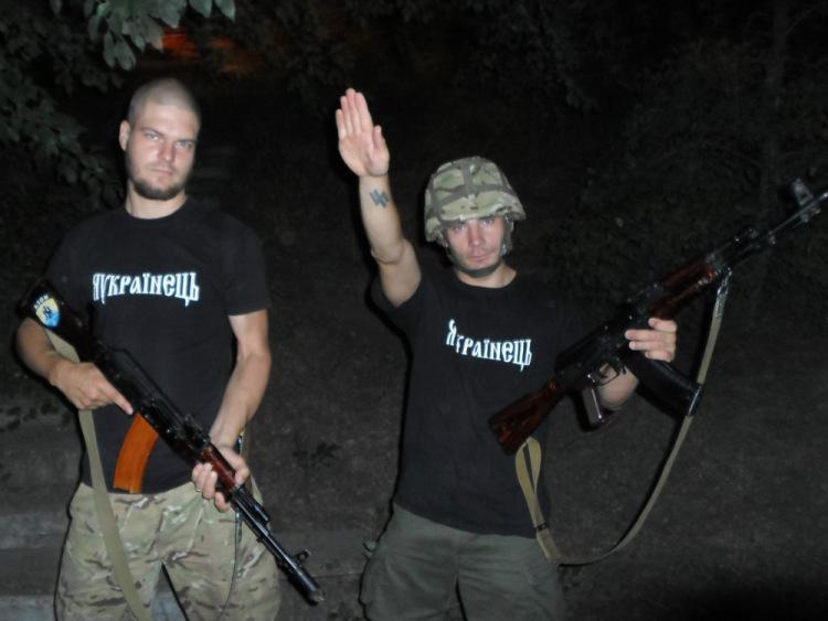 Боевики карательного батальона «Азов»