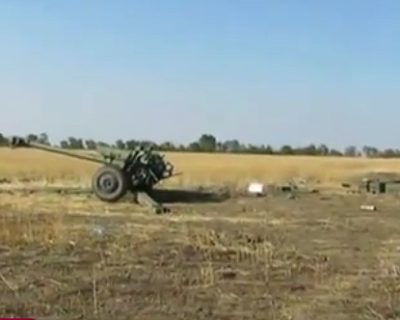 Ополченцы отбили несколько единиц артиллерии большой мощности