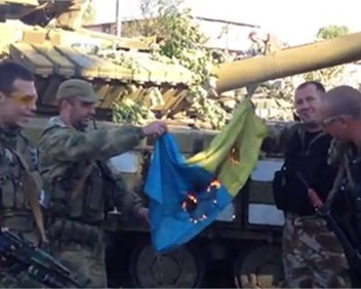 О захвате танков карателей в пгт.Старобешево