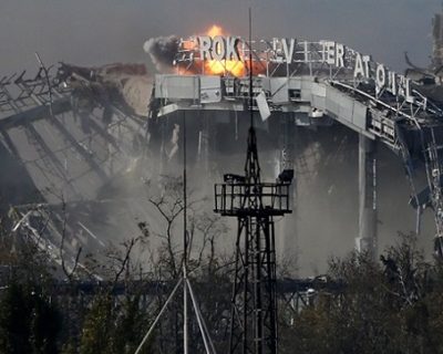 Каратели опять пытались атаковать аэропорт - жуткое видео от Егора Земцова