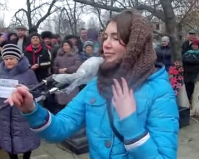 Девушку, которая выступила против мобилизации, ищет украинское Гестапо
