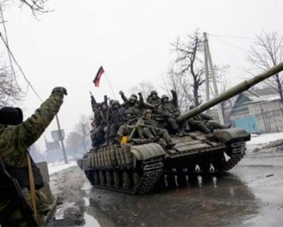 Штурм Дебальцево, авиация антифашистов наносит удары