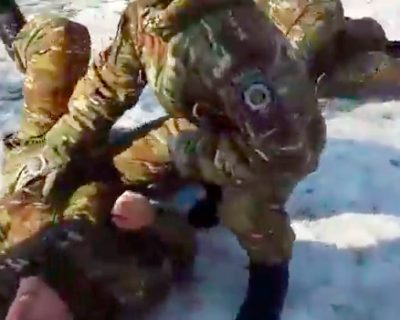 Видео взрыва на Марше солидарности с госпереворотом в Харькове