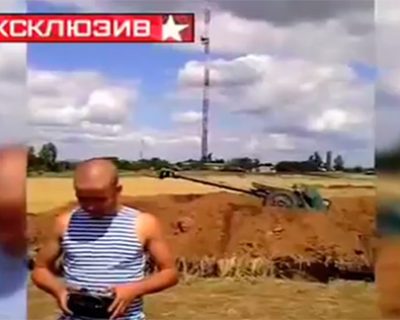 Трофейное видео: куда стреляли украинские артиллеристы в Славянске