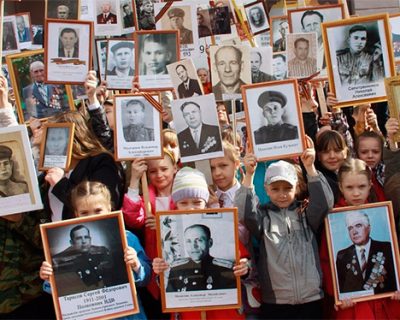 Парады Победы в разных городах нашей большой Родины
