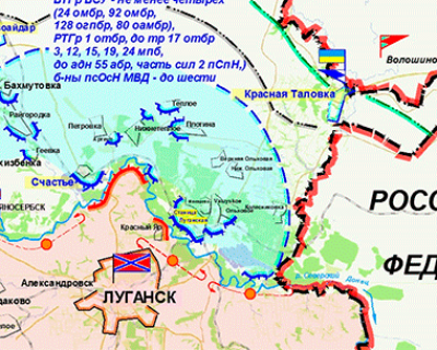 Перестрелка в районе границы ЛНР и России