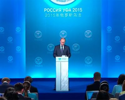 Пресс-конференция Владимира Путина по итогам саммитов БРИКС и ШОС