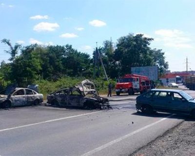 Нацисты в Мукачево уходят, забрав с собой трупы и раненых
