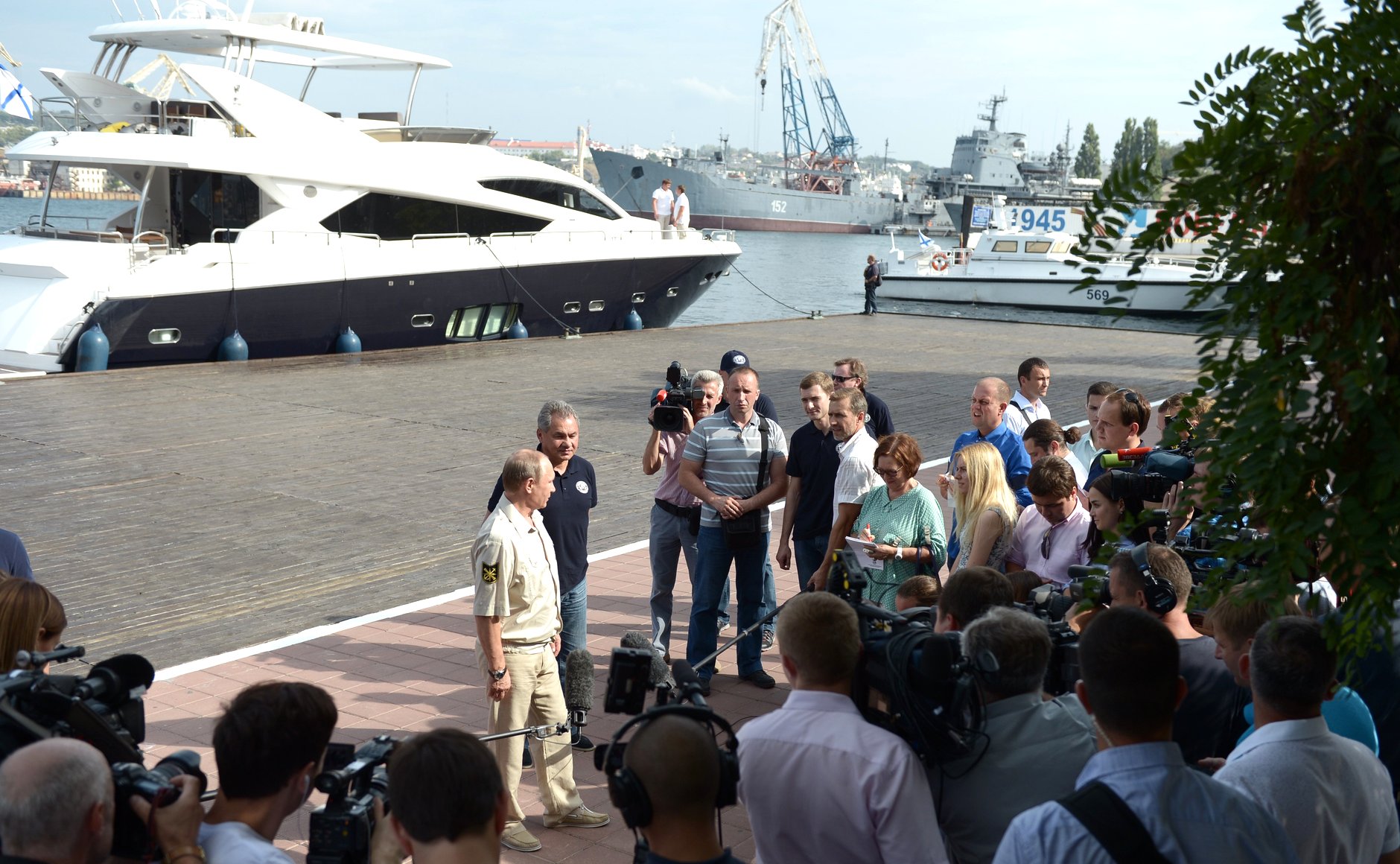 Владимир Путин в Севастополе