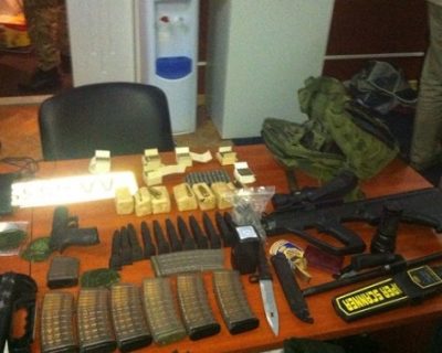 В Киеве обнаружена партия оружия и боеприпасов