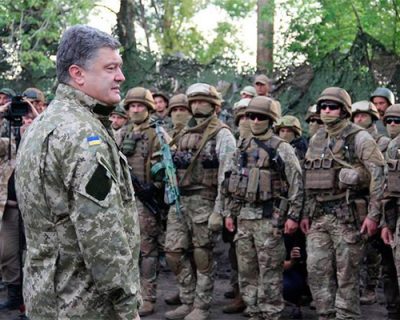 Карательные войска готовы начинать штурм Донецка, Порошенко даст приказ из Берлина
