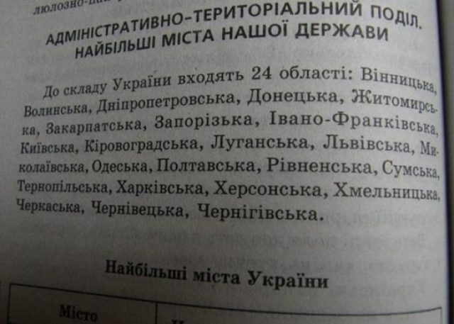 Кличко в Киеве раздал школьникам учебники с Украиной без Крыма