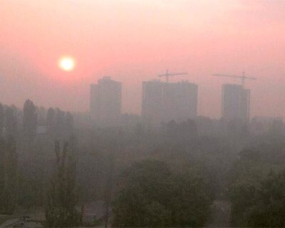 Киев: дымный зомби-апокалипсис