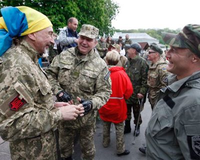 У Широкино каратели воюют друг с другом