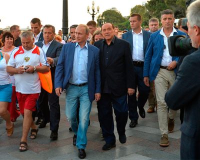 Украина и Европа обеспокоились визитом Берлускони в Крым