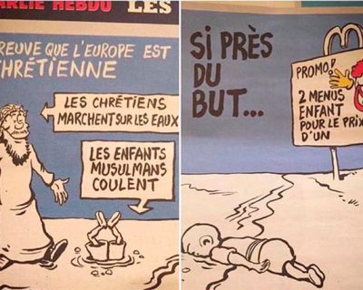 Моральные уроды из Charlie Hebdo поглумились над утонувшим мальчиком из Сирии