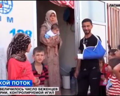 Сирийцы бегут от ИГИЛ под крыло российской авиации