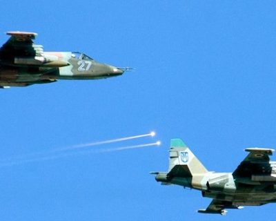 Под Запорожьем разбился Су-25