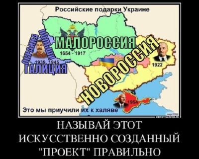 Украина - не государство, а несостоятельный сепаратистский проект