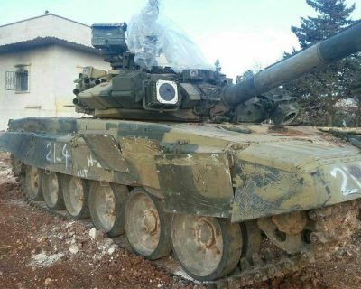 В интернете появилось фото «выжившего» Т-90 после попадания ПТУР TOW