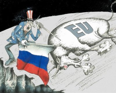 Против Европы, на руинах Европы за счёт Европы...