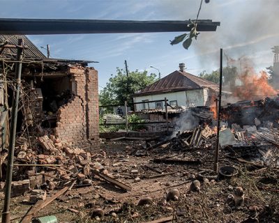 Правосеки взрывают дома под Ясиноватой для пропаганды на телеканале «1+1»