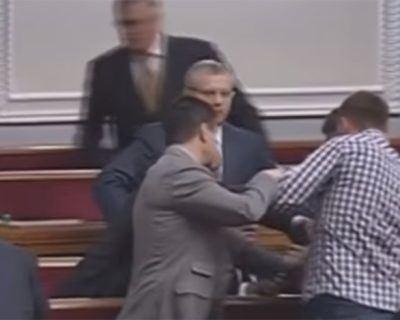 В нелегитимной Раде — новый мордобой на глазах делегации из Нидерландов