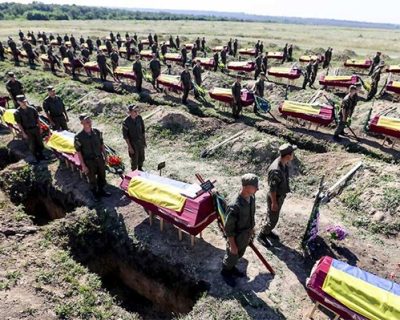 Каратели несут большие потери под Горловкой