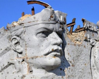 На Саур-Могиле началось возведение часовни в память об ополченцах, павших в боях за курган в 2014 году