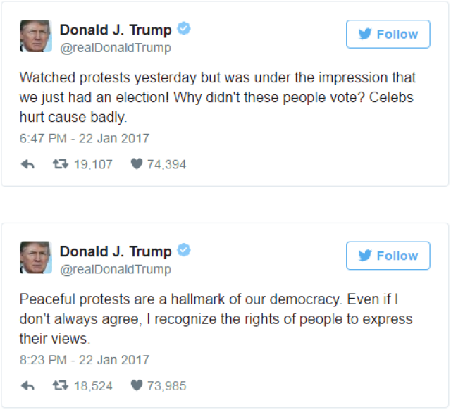 Протесты против Трампа: откуда все эти люди?