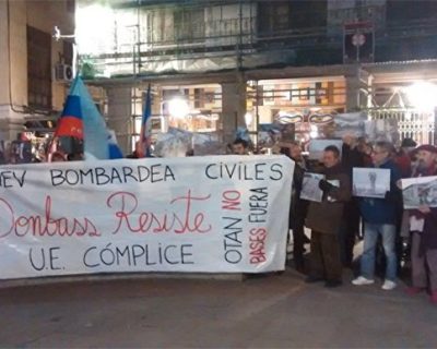 В Испании активисты потребовали разорвать дипотношения с путчистской Украиной