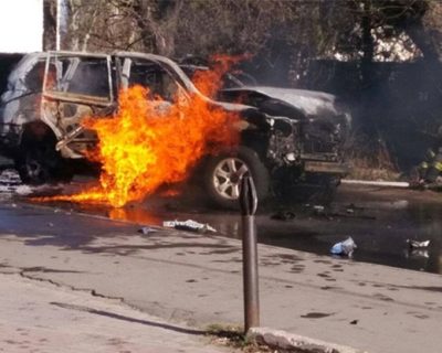 В Мариуполе взорвали полковника Гестапо