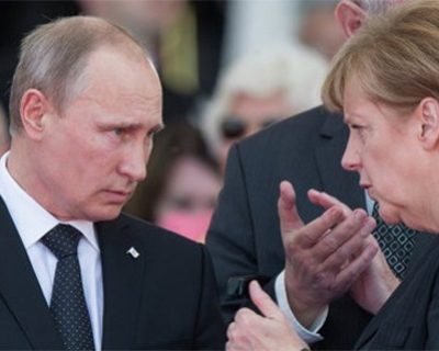 Путин о трагедии в Одессе на встрече с канцлером Германии