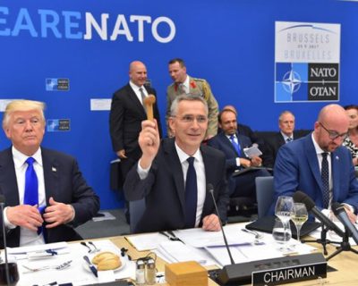 Трамп отказался слушать скулёж Порошенко во время смотрин в НАТО