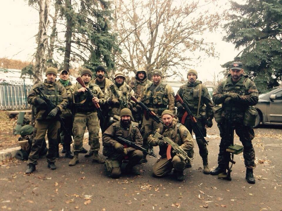 «Ночные волки – Донбасс». Тревожная группа перед выходом, осень 2015 г.