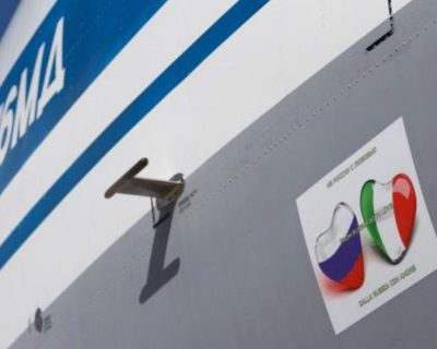 Наглосаксонские бесы набрасывают дерьмо на российскую помощь Италии
