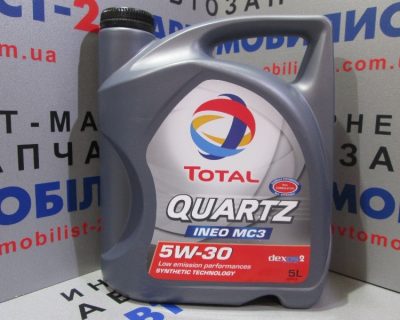 Моторное масло Total Quartz Ineo MC3 5W-30 - решение класса Премиум