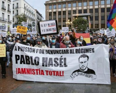 Испанская олигархия требует освободить Навального и бросает в тюрьму певца антифашиста за твиты